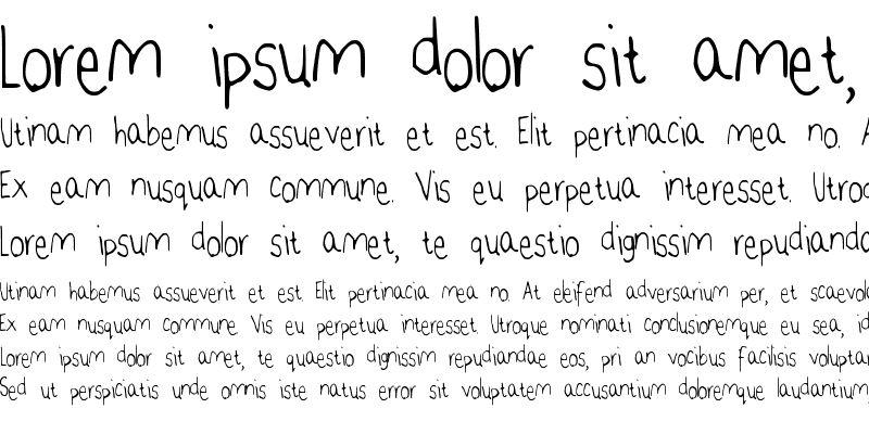 Sample of Jenns Handwriting