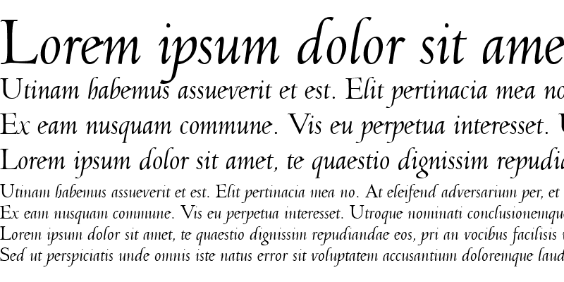 Sample of Jenson Classico Italic