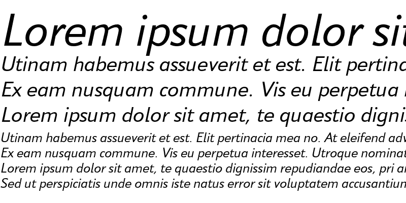 Sample of Jeunesse Sans Std Italic