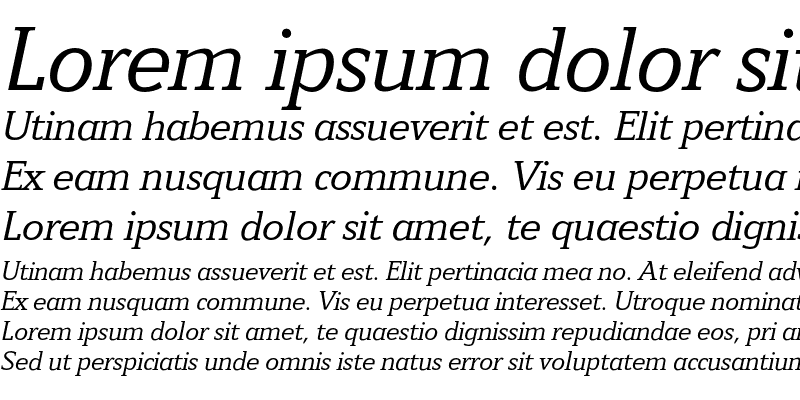 Sample of Jeunesse Slab Std Italic