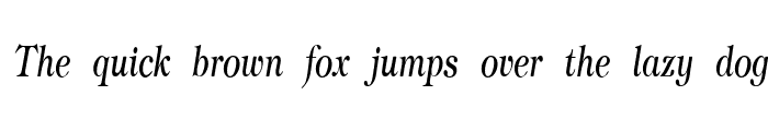 Preview of JewelCondensed Italic