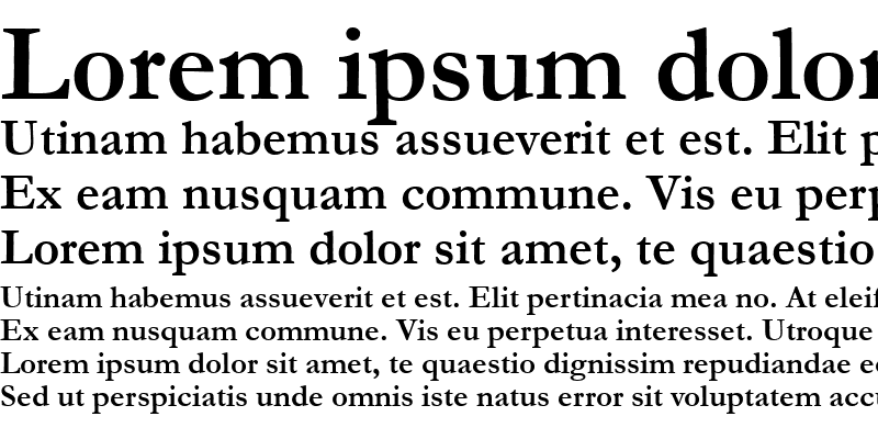 Sample of jGaramond Bold