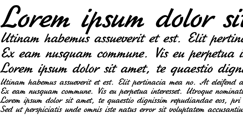 Sample of Jikharev Bold Italic