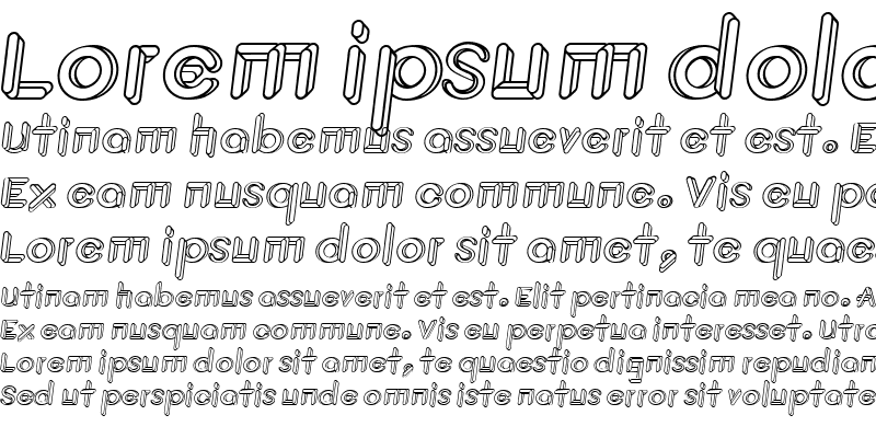 Sample of JohanVaaler BoldItalic