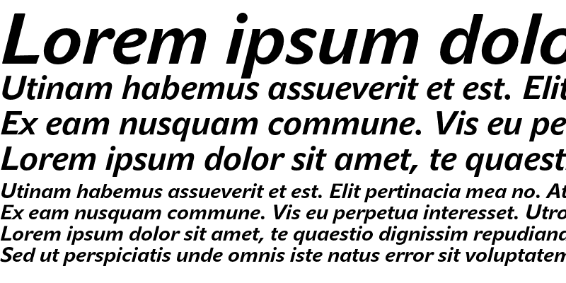 Sample of JohnSans Text Pro Bold Italic