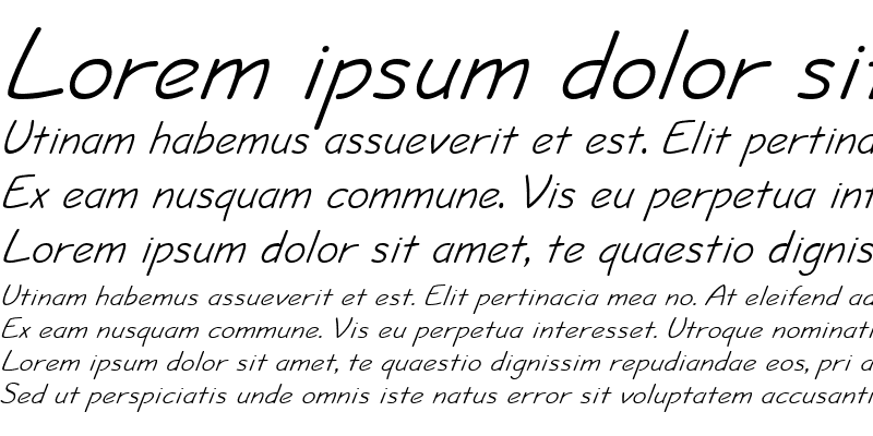 Sample of Jolt Italic