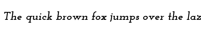 Preview of Josefin Slab Bold Italic