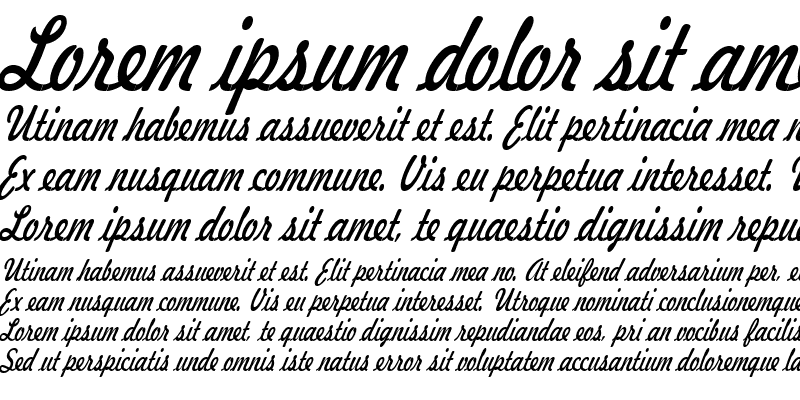 Sample of JotsThin Italic