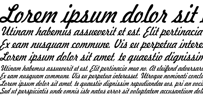Sample of Jott 44 Condensed Italic