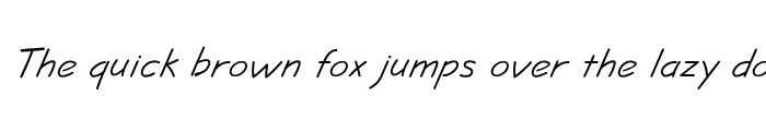Preview of JottFLF Medium Italic
