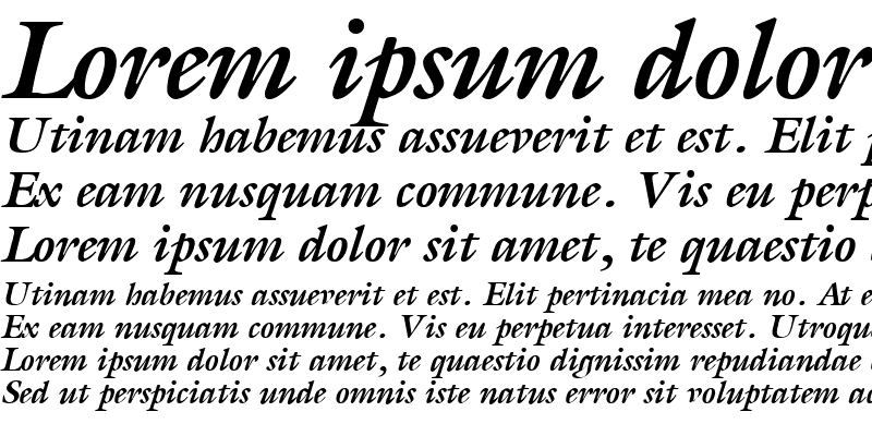 Sample of Joulliard Bold Italic