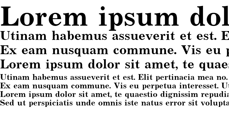 Sample of Journal Bold Cyrillic