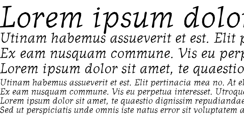 Sample of JournalItalicLining Italic