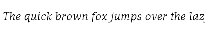 Preview of JournalItalicOldstyle Italic
