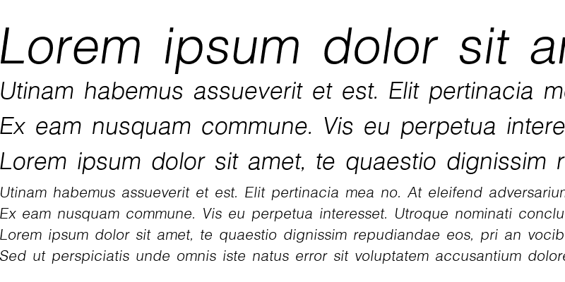 Sample of JS Jindara Italic