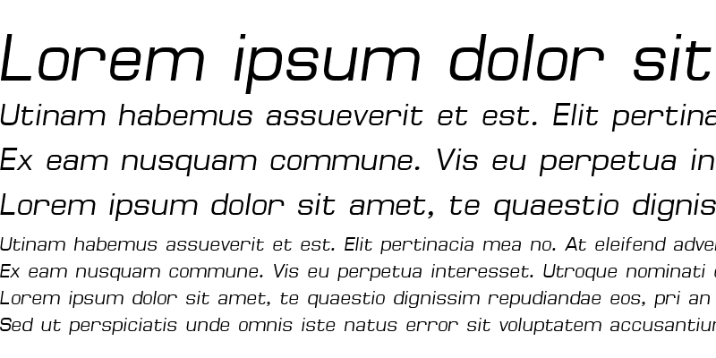 Sample of JS Pisit Italic