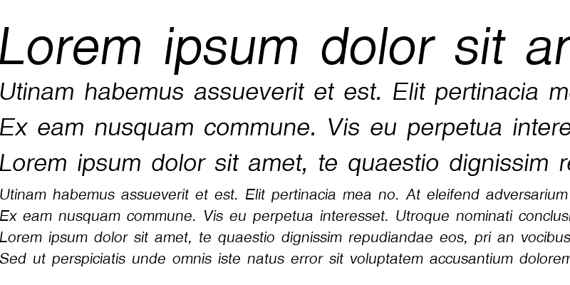 Sample of JS Prasoplarp Italic