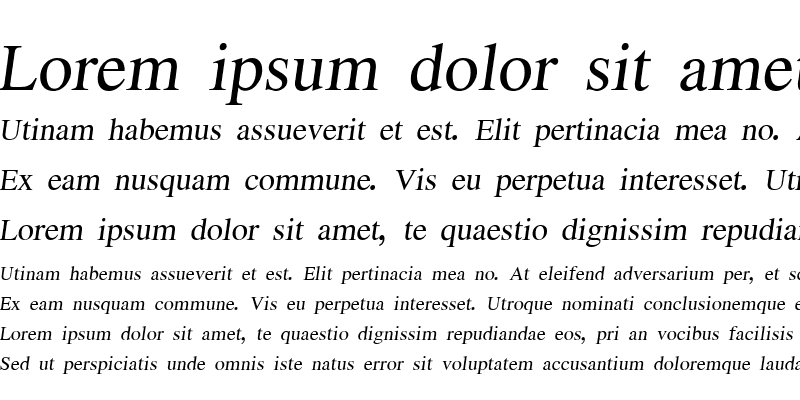 Sample of JS Rapee Italic