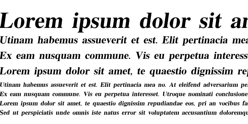 Sample of JS Saksit Bold Italic