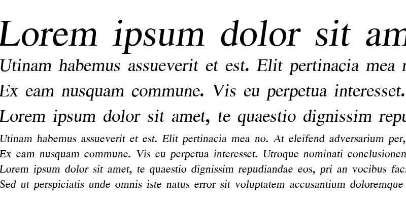 Sample of JS Saksit Italic