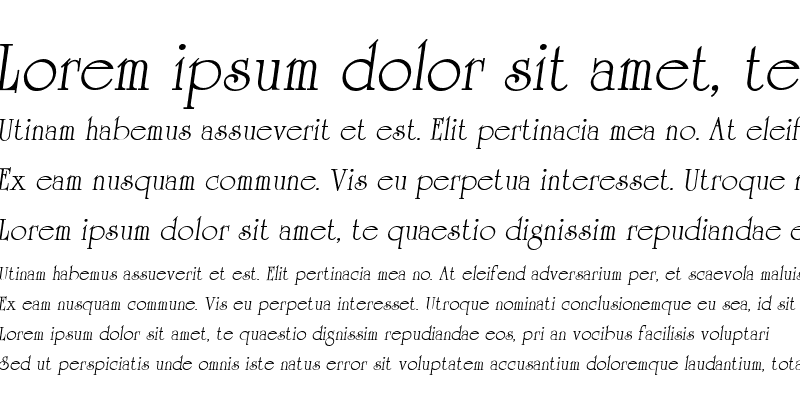 Sample of JS Yodthida Italic