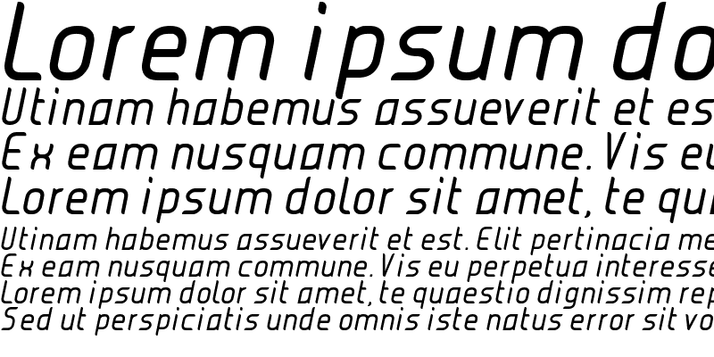 Sample of JUICE Italic Italic