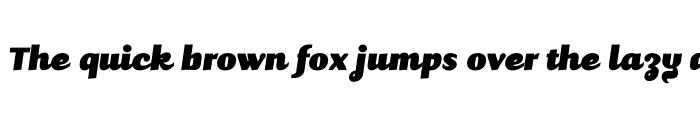 Preview of JuicyBlack Italic Regular