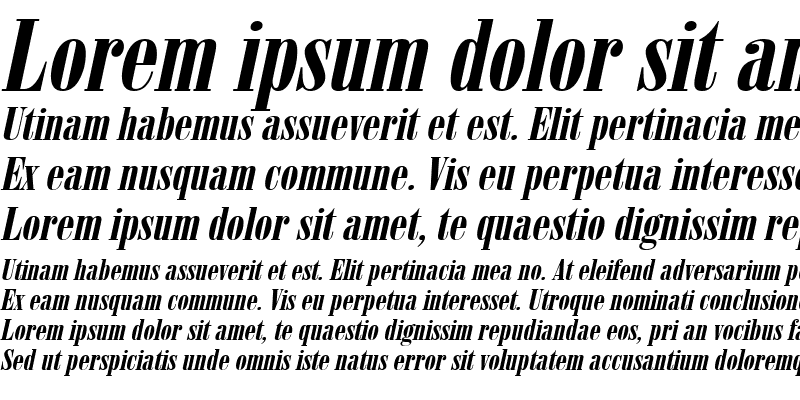 Sample of June15Wide Italic