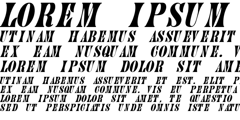 Sample of Juniper-Italic