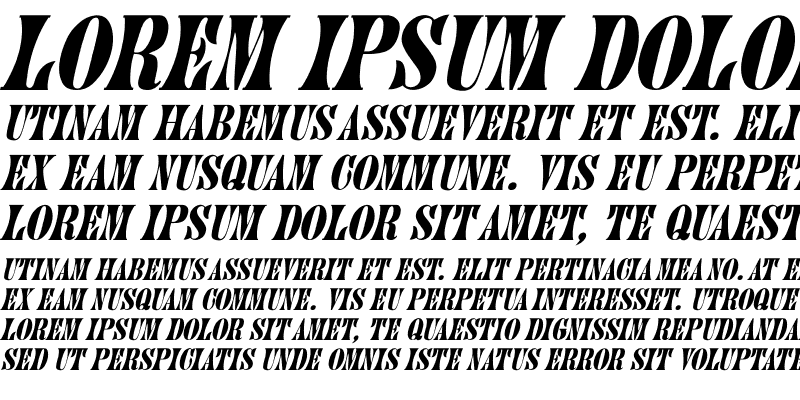 Sample of Juniper-Normal Italic Italic