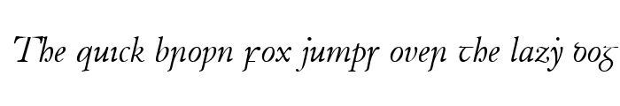Preview of Junius Italic