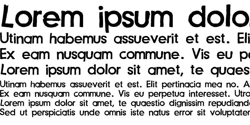 Sample of Just another stamp font - Demo Regular