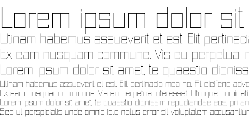 Sample of Just Square LT Std Cyrillic Ultra Light