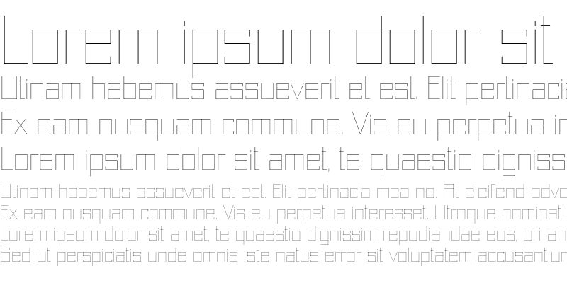 Sample of Just Square LT Std Cyrillic Ultra Thin