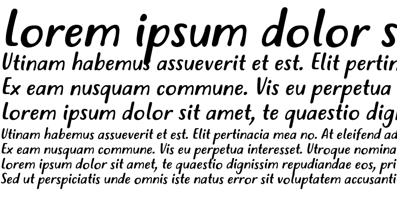 Sample of Just tell me what Italic