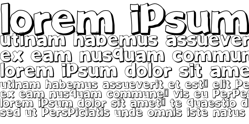 Sample of JustAnotherFont