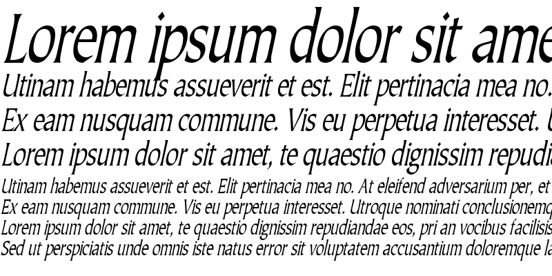 Sample of JusticeSystemCondensed Italic