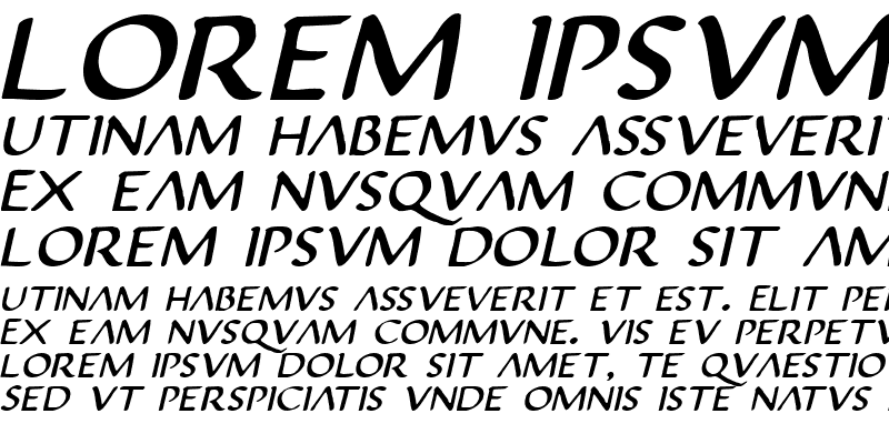 Sample of Justinian Italic