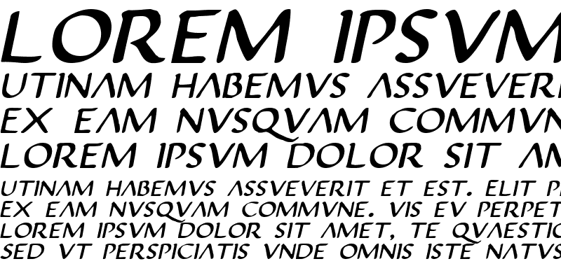 Sample of Justinian Italic