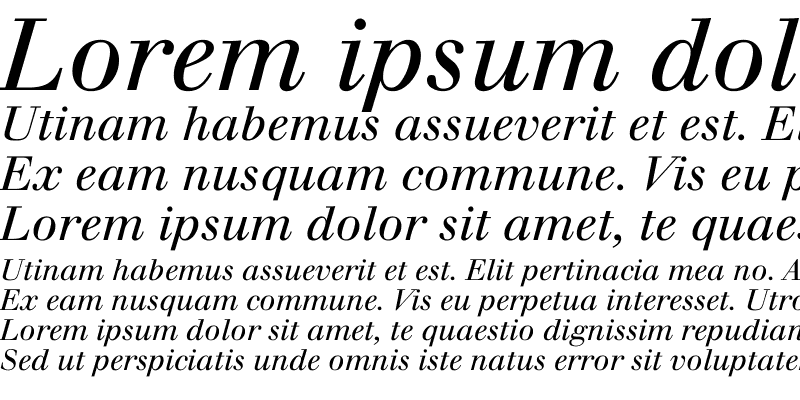 Sample of Justus Italic