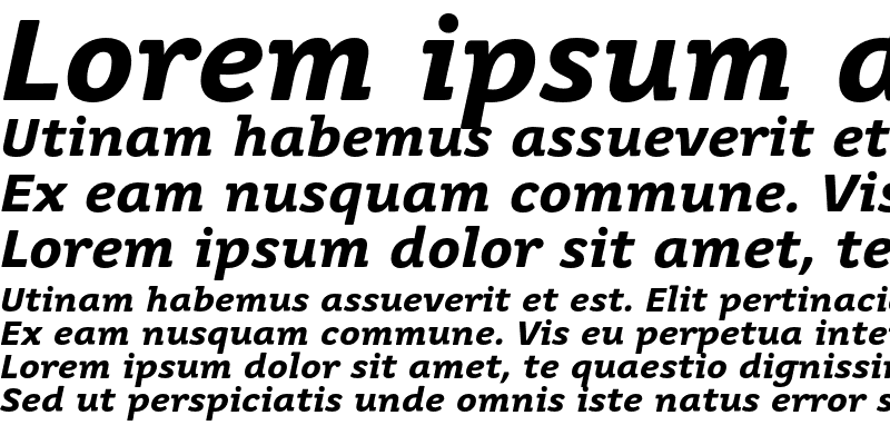Sample of Juvenis Text Bold Italic