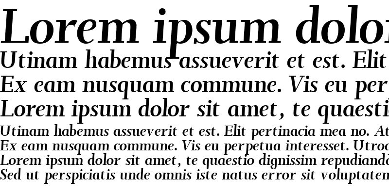 Sample of JuxtaSSK Italic