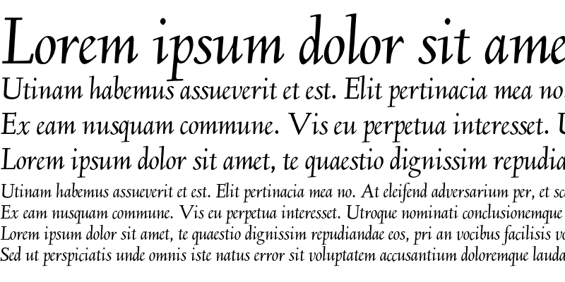 Sample of KaatskillH-Italic