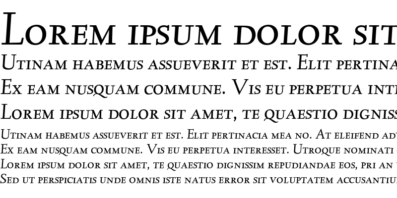 Sample of KaatskillH-SC-Italic