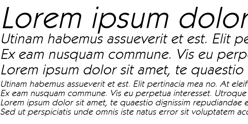 Sample of KabobLight Italic