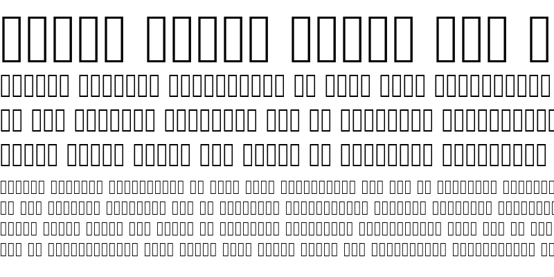 Sample of KacstNaskh