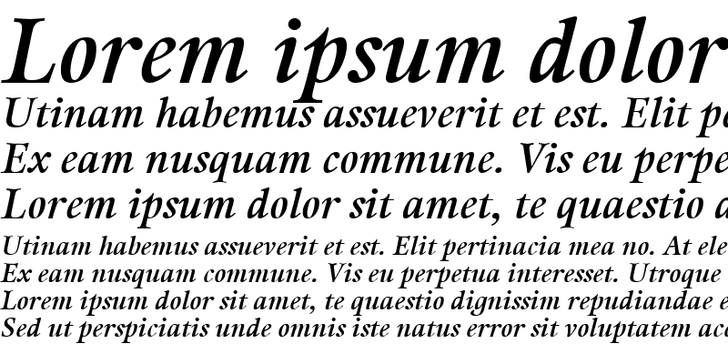 Sample of Kalix SemiBold Italic