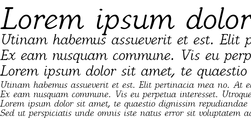 Sample of KampIngrianaH Italic