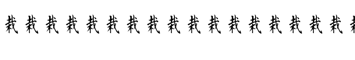 Preview of Kanji C Regular