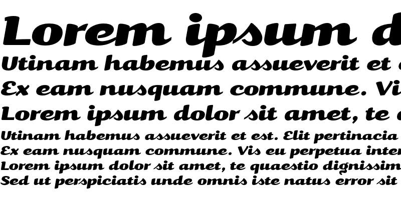 Sample of Kari Wide Pro Italic